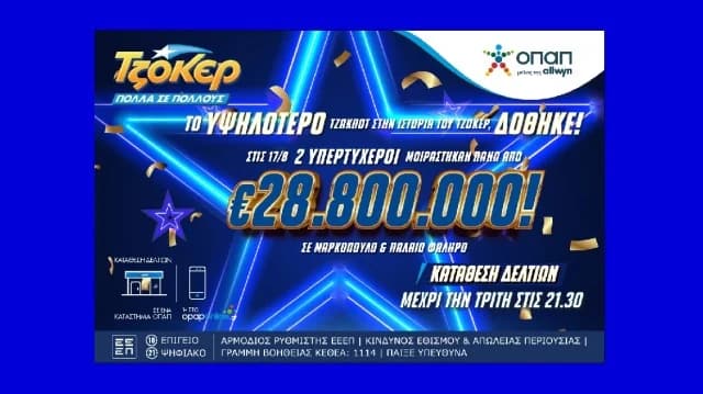 JOKER: Historic Winners in Markopoulo and Palaio Faliro