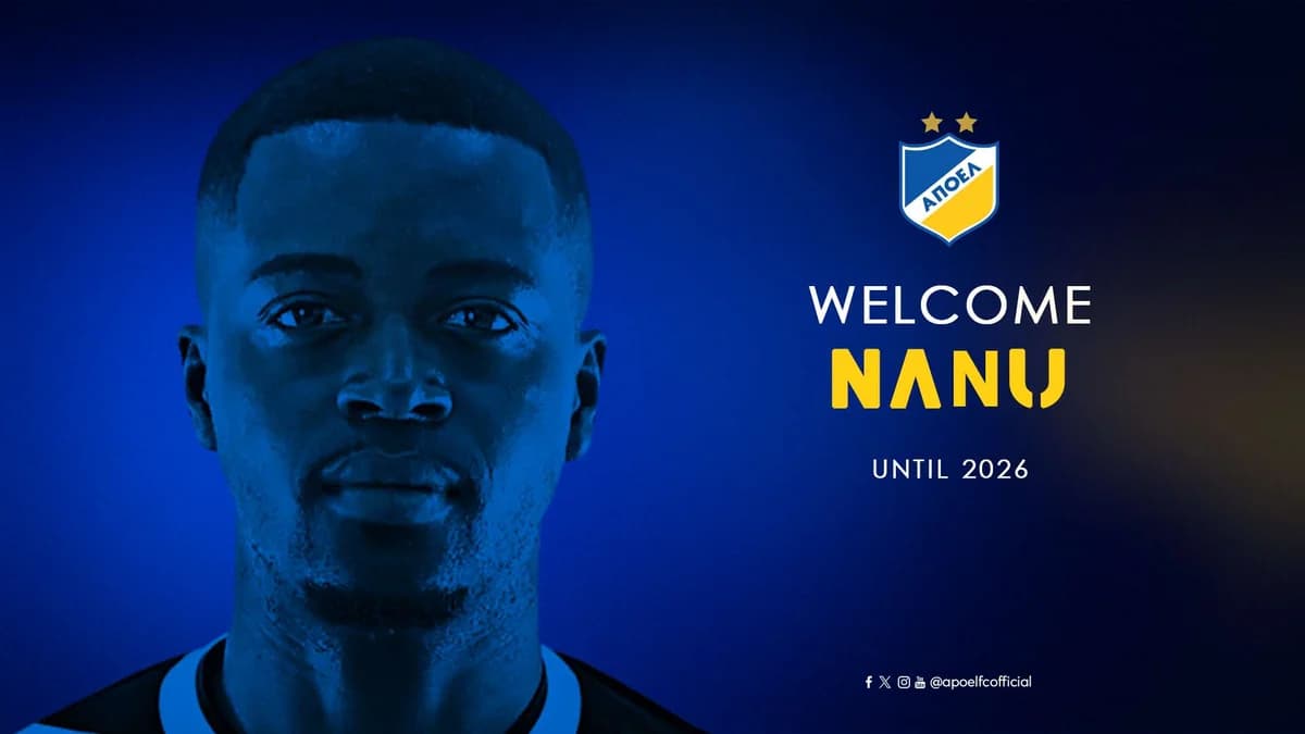 APOEL bestätigt die Verpflichtung von Nanu