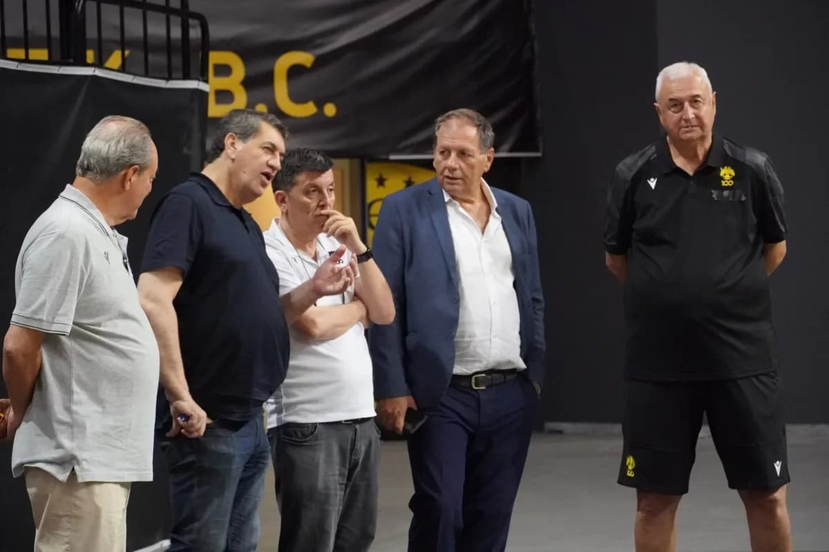 AEK: Saisonvorbereitung beginnt in der Sunel Arena mit Angelopoulos