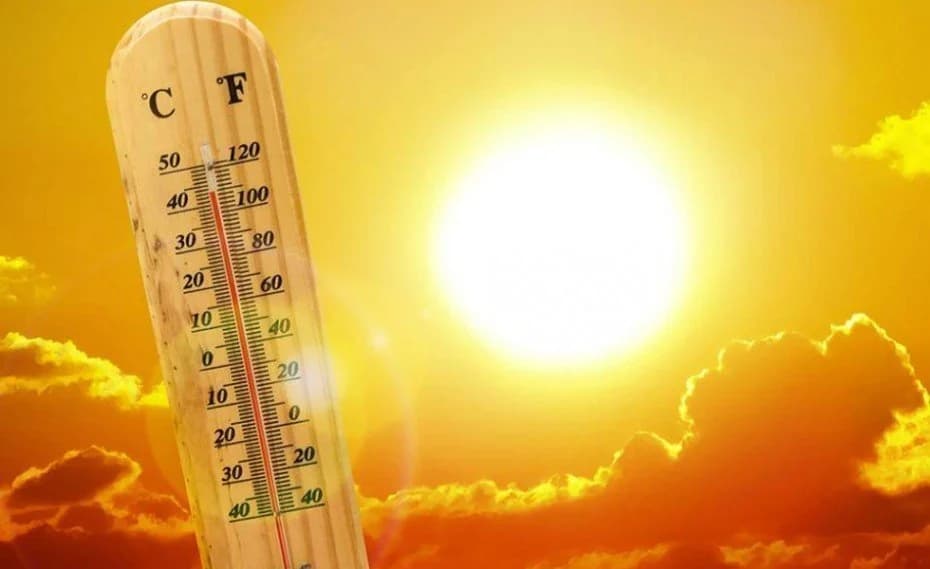 Gelbe Warnung vor hohen Temperaturen herausgegeben