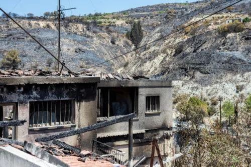 Hilfe für von Bränden betroffene Gebiete in Limassol: Fortschrittsbericht