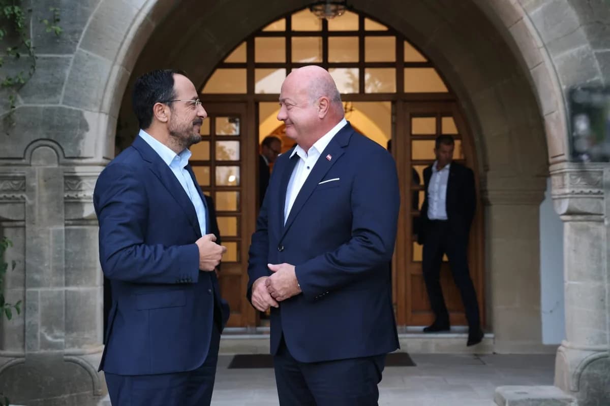 El Presidente Christodoulides recibe al Canciller Austriaco Stoker