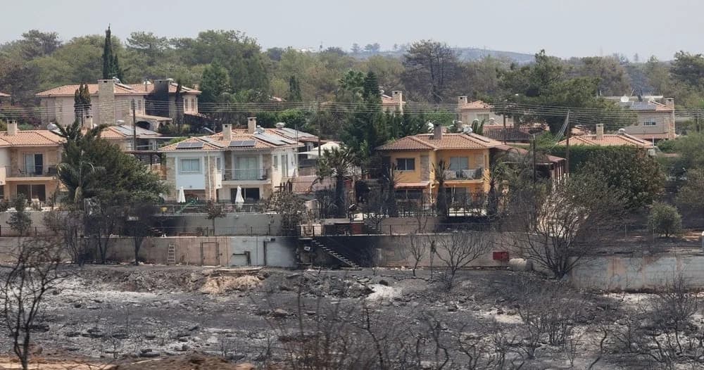 Plattform für Brand Schadensmeldungen für Landwirte in Limassol gestartet