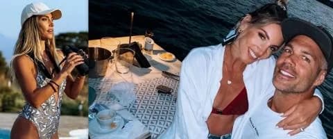 Афина Оикономаку: Отдых с детьми и Бруно Черелла