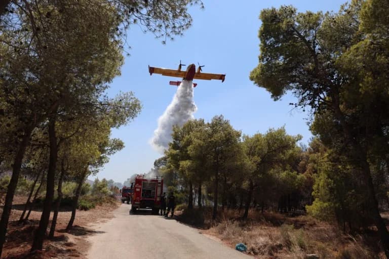 Φωτιά στην Κρύα Βρύση Καρδίτσας – Ενεργοποίηση του 112