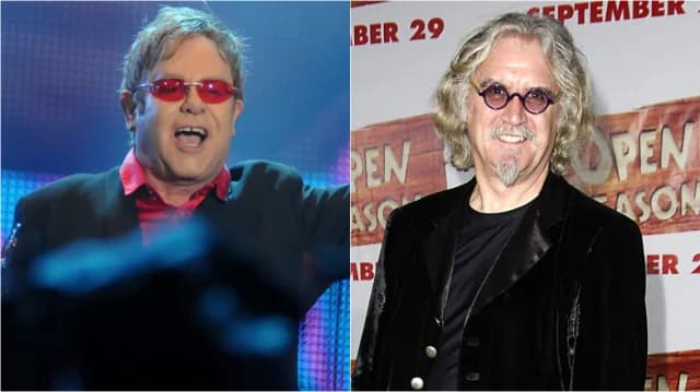 Elton John inspira una obra de arte de Billy Connolly