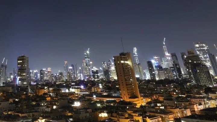 Luftangriffssirenen in Tel Aviv