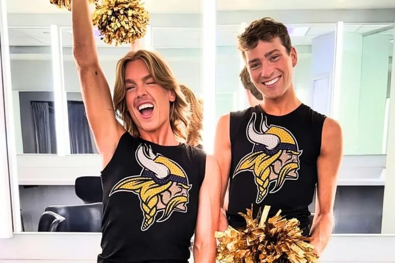 Gegenreaktion auf männliche Cheerleader im NFL-Team der Minnesota Vikings