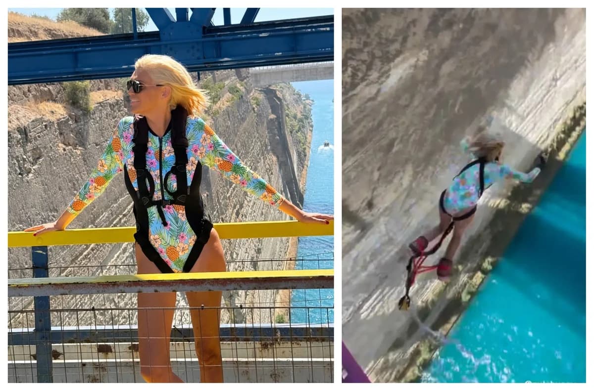 Sasa Stamati: Bungee-Jumping am Kanal von Korinth