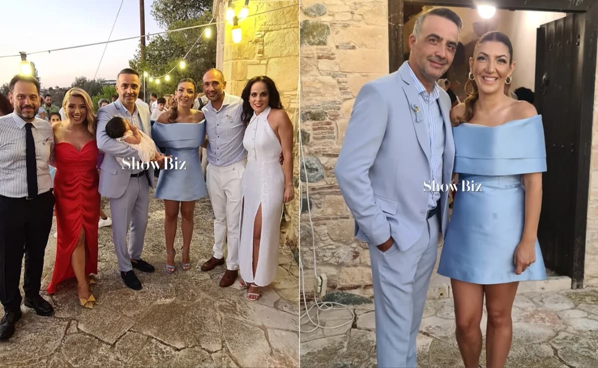 Michalis Sophocleous und Panagiota Iakovou taufen ihre Tochter Davina