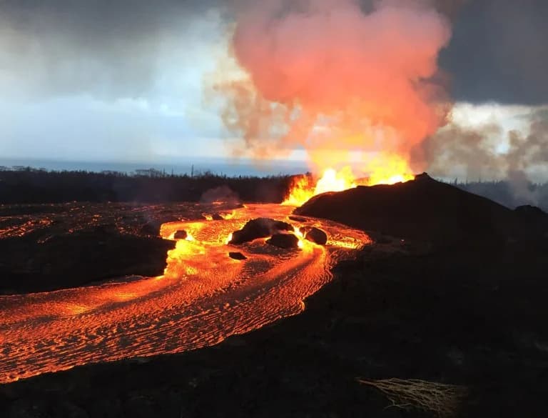Hawái: El volcán Kilauea entra en erupción por 31ª vez