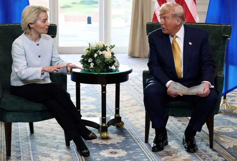 Von der Leyen: El acuerdo comercial UE-EE. UU. es 'fuerte, si no perfecto'
