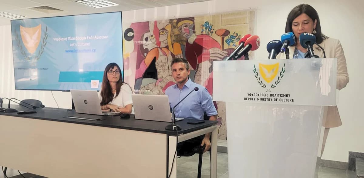 «Let’s Culture» Digital Platform Launched for Cultural Events in Cyprus