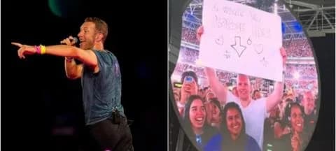 Romantischer Heiratsantrag beim Coldplay-Konzert: Chris Martins Kommentar
