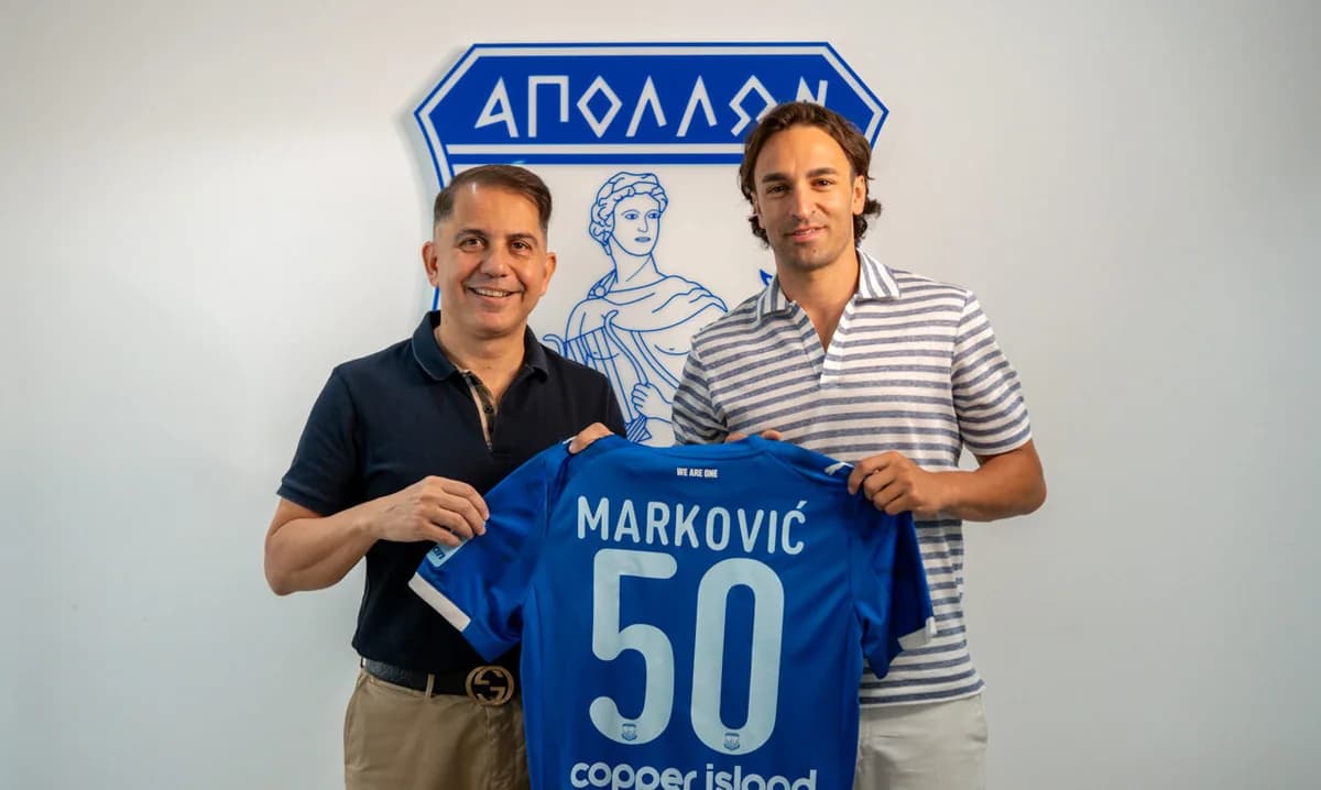 Marković-Transfer zu Apollon Limassol abgeschlossen
