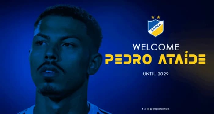 APOEL: Verpflichtung von Pedro Ataíde bis 2029 bekannt gegeben