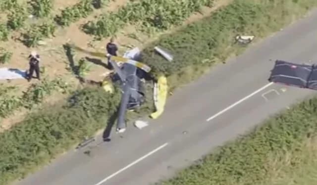 Drei Tote bei Hubschrauberabsturz auf der Isle of Wight