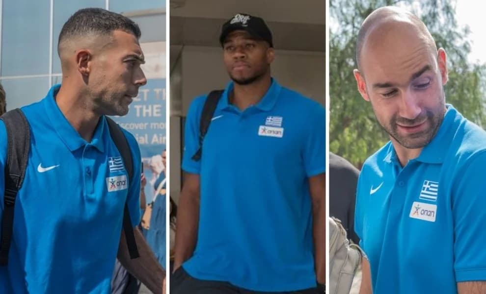 La selección nacional de Grecia llega a Chipre para el FIBA EuroBasket 2025