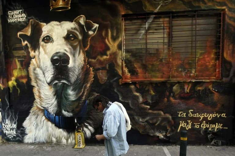 Loukanikos: The Dog Symbol of Protests in Greece