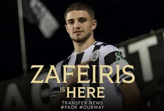 ¡El PAOK anuncia el fichaje de Zafeiris con un épico video con Zafeiris Melas!