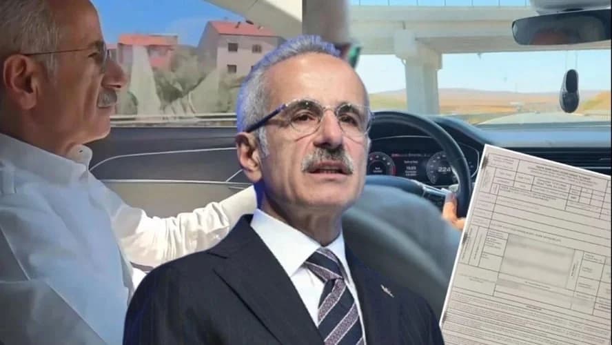 שר התחבורה הטורקי נקנס בגין נהיגה במהירות מופרזת