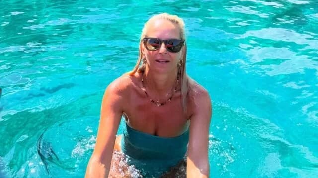 Maria Bekatorou en Cefalonia: Fotos de sus vacaciones
