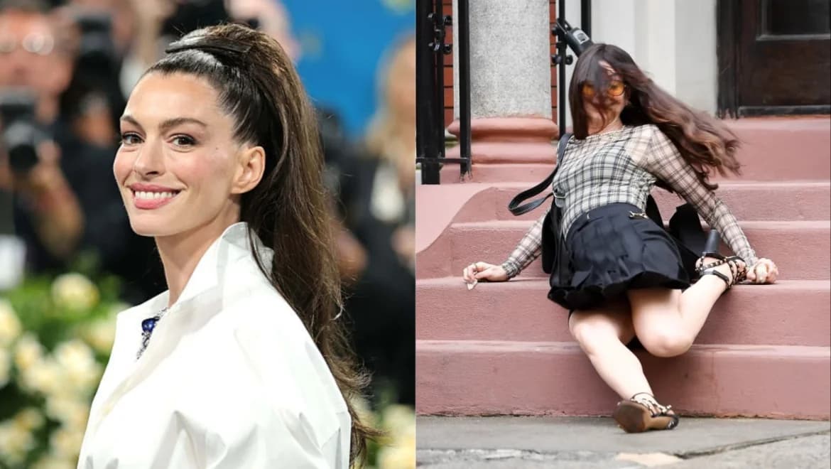 Anne Hathaway Involved in Accident on 'The Devil Wears Prada 2' Set