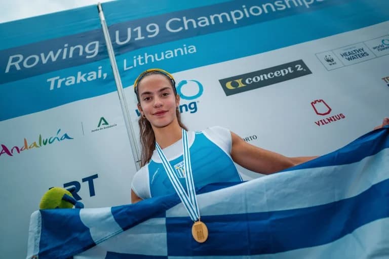 Valia Lykomitrou: Athlete of the Month, Yale Studies and Rock Music