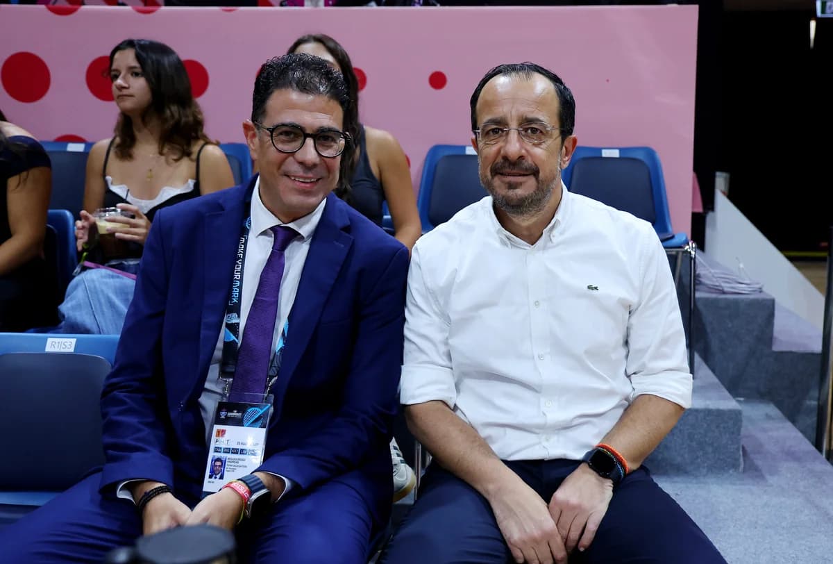 Nikos Christodoulides asiste a la inauguración del FIBA EuroBasket 2025 en Limassol