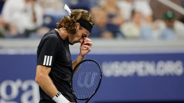 US Open: Циципас выбыл после поражения от Альтмайера в марафоне со счетом 3-2