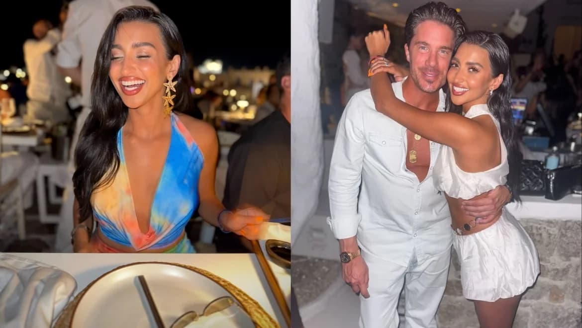 Anastasia und Nikos Oikonomopoulos: Viral-Moment auf Paros