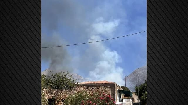 Φωτιά στον Γερολιμένα Μάνης – Επιχειρούν Δύο Αεροσκάφη