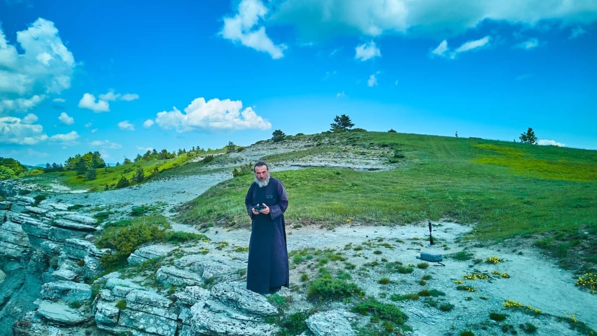 "Papa-razzi": Kozani Priest with YouTube Channel and Drone