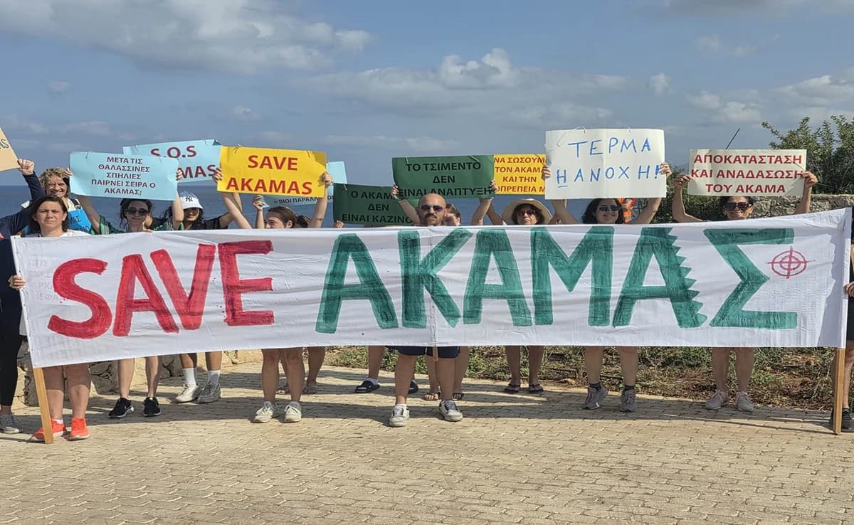 Protest gegen Verstöße in Akamas-Schutzgebieten
