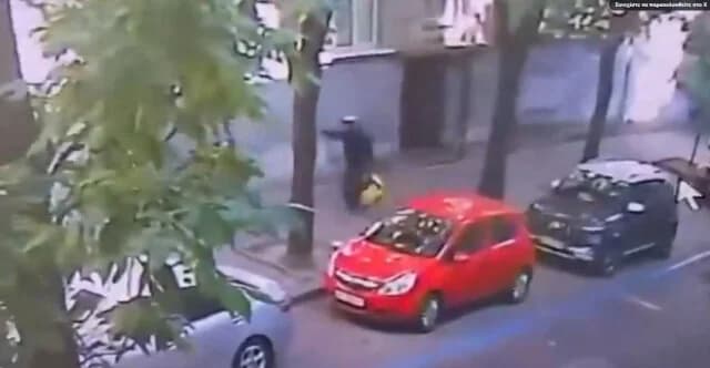 Asesinato de Andriy Parubiy: Video del ataque en Lviv