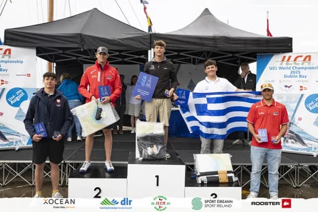 帆船：基菲迪斯和佩特里亚诺在 ILCA U21 世界锦标赛上获得铜牌