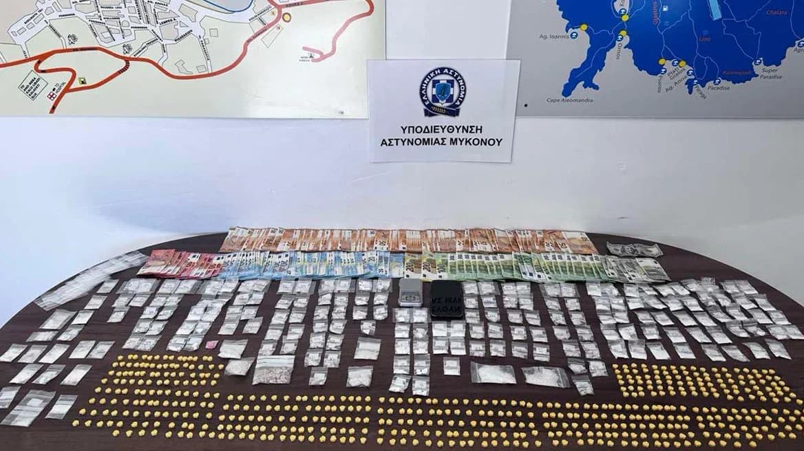 Κύκλωμα ναρκωτικών στη Μύκονο: Κύπριος και Ισπανός στο «τιμόνι»