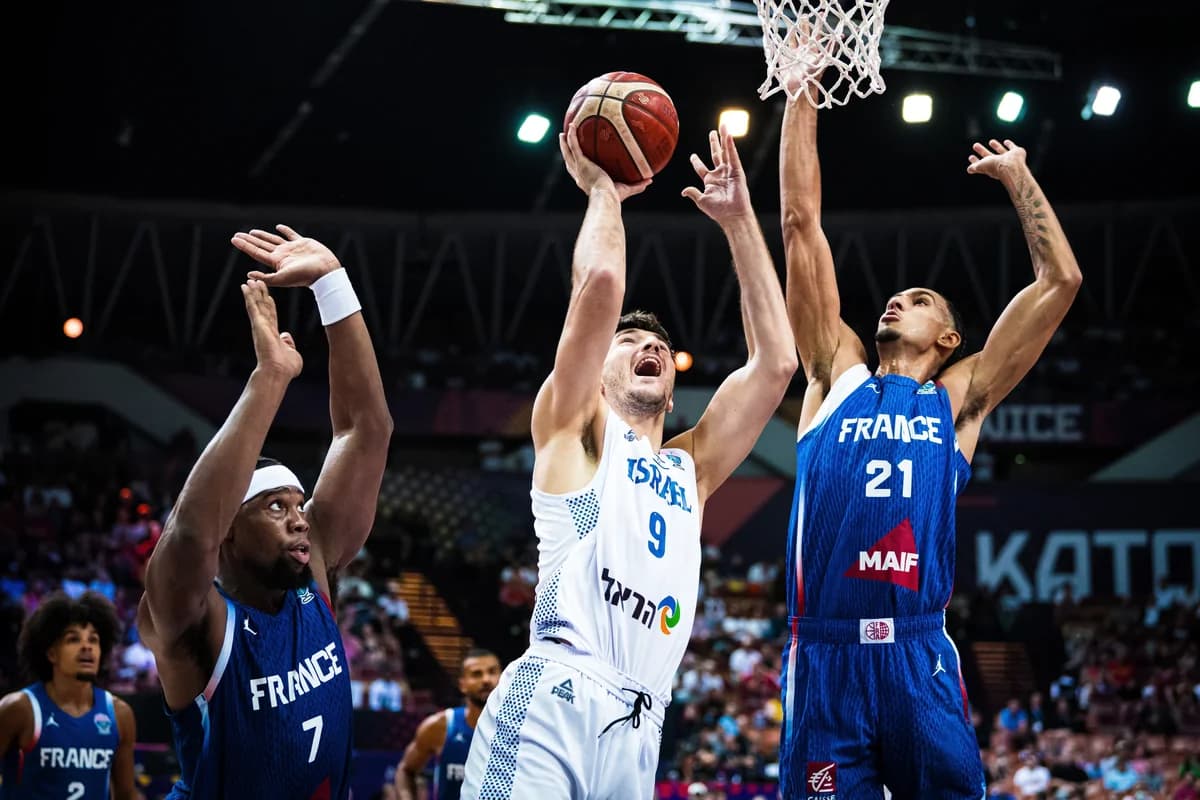 EuroBasket: Israel besiegt Frankreich mit 82-69