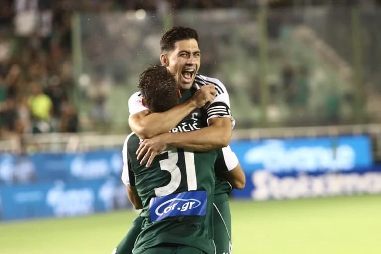 Panathinaikos: Djuricic erzielt per Hacke das 1:0 gegen Levadiakos (Video)
