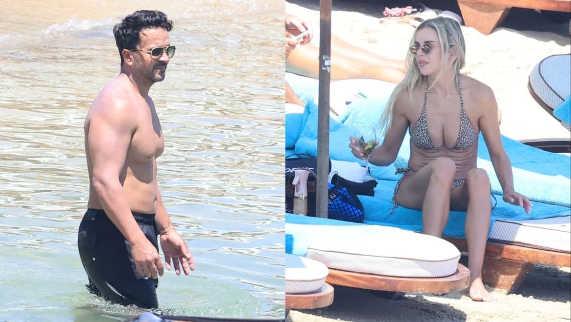 Luis Fonsi: Vacaciones en Mykonos con Agueda Lopez y sus hijos