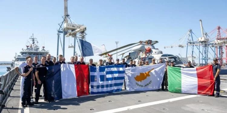 Vier-Nationen-Marineübung "Eunomia" im GSI-Gebiet