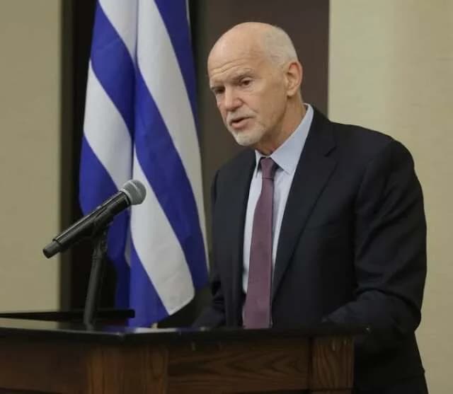 Giorgos Papandreou in Peking zum Jahrestag des Zweiten Weltkriegs