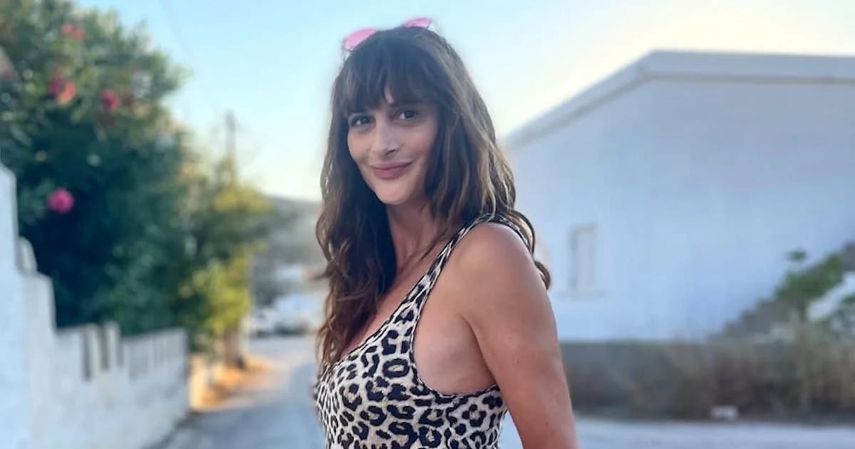 María Konstantaki: Foto en topless de sus vacaciones en Samotracia