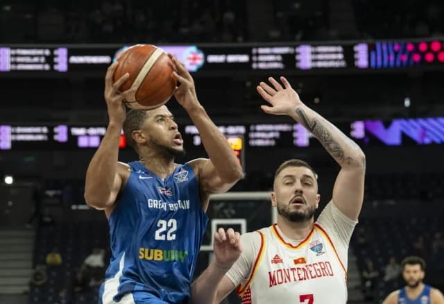 Eurobasket 2025: Gran Bretaña derrota a Montenegro y lo elimina