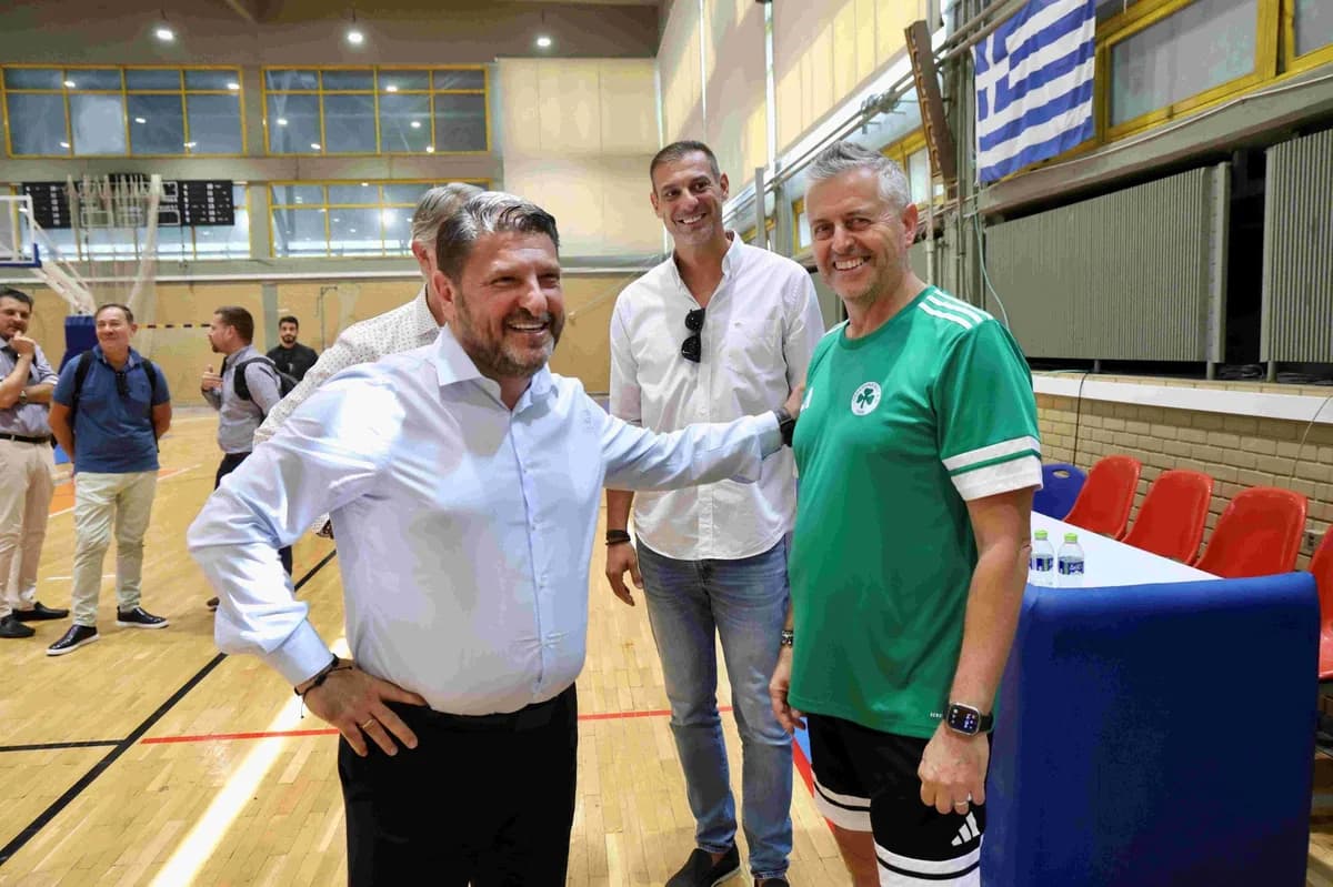 Nikos Hardalias besucht Mets-Stadion nach Panathinaikos-Upgrades