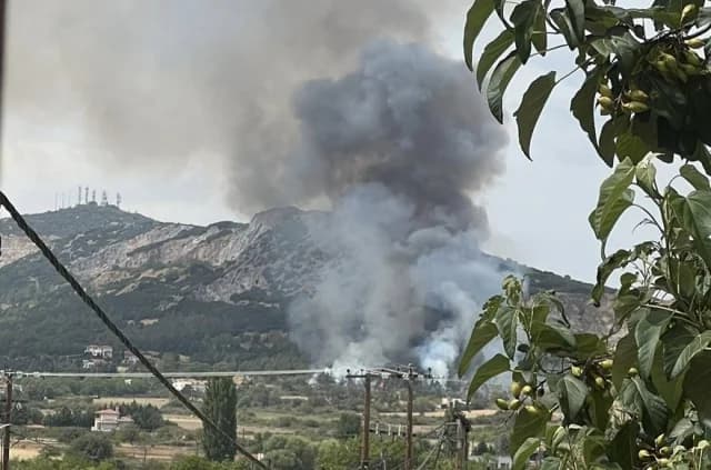 Incendio en Pylaia, Tesalónica, bajo control