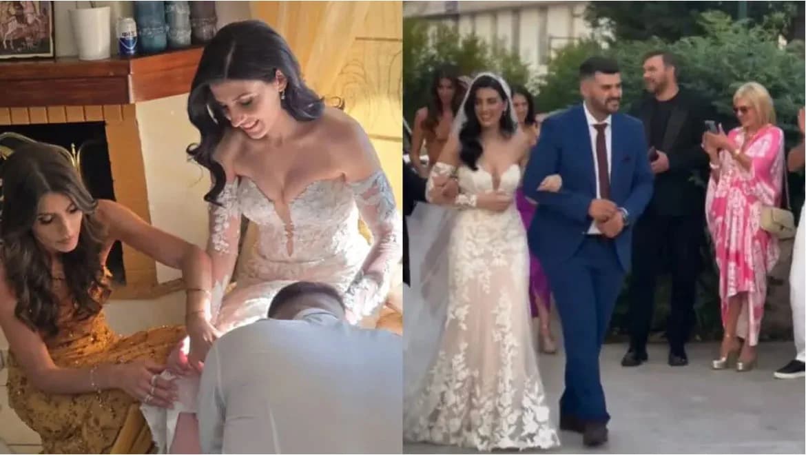 Ioanna Sarri: Auf der Hochzeit ihrer Schwester mit Giorgos Sabanis