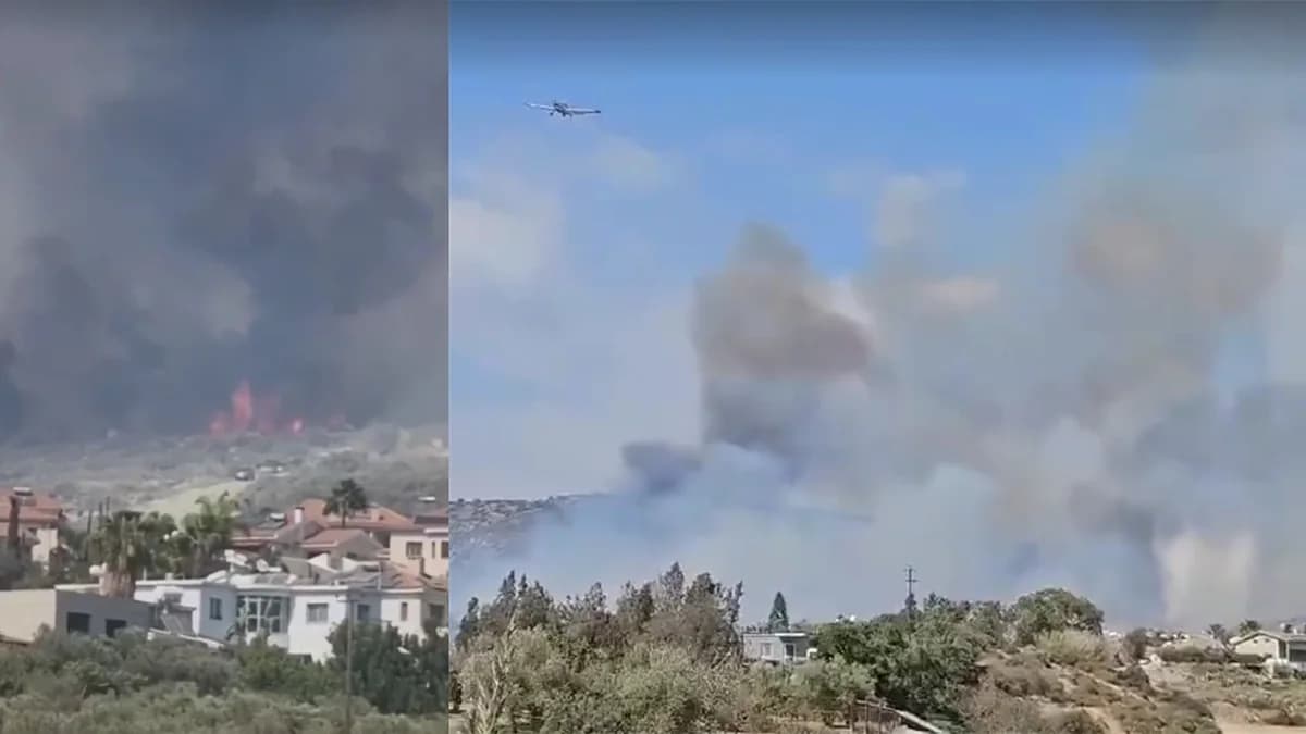 Μουτταγιάκα Λεμεσού: Ανεξέλεγκτη πυρκαγιά, ενεργοποίηση «ΙΚΑΡΟΣ 2»