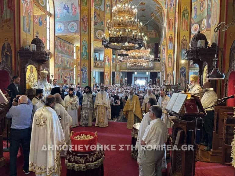 Memorial and Burial of Metropolitan of Kition Nikodimos Mylonas