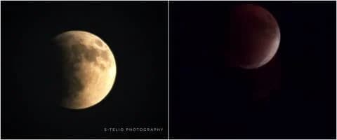 Espectacular eclipse lunar en Chipre: la 'Luna de Sangre' de 2025